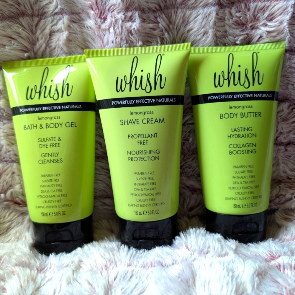 Whish Body Essentials 3 Pack All Natural & Cruelty Free